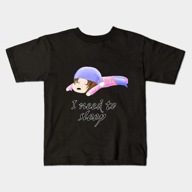 I need to sleep Kids T-Shirt by CandifiedChaos